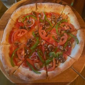 PIZZA TRIGGERS MY STOMACH at Cocobeet in Wellesley