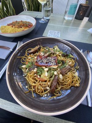 asian noodles at Noname Restaurant in Mallorca