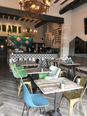 Interior at Noname Restaurant in Mallorca