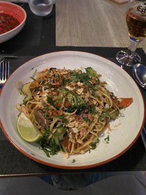Asian Noodles  at Noname Restaurant in Mallorca