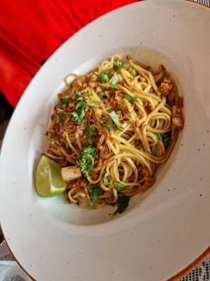 Asia Style Noodles at Noname Restaurant in Mallorca