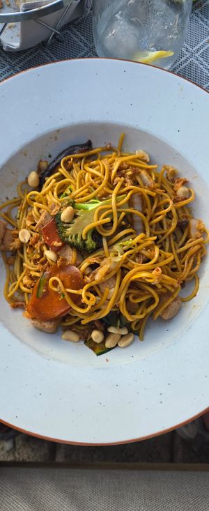 Vegan Asian Noodles at Noname Restaurant in Mallorca
