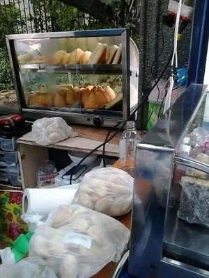 Snacls (vegan and not still together) at Barraca da Tia Denise in Rio De Janeiro