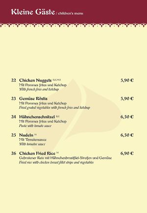 Kleine Gäste  at Maharadscha Palast in Chemnitz