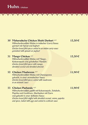 Huhn at Maharadscha Palast in Chemnitz