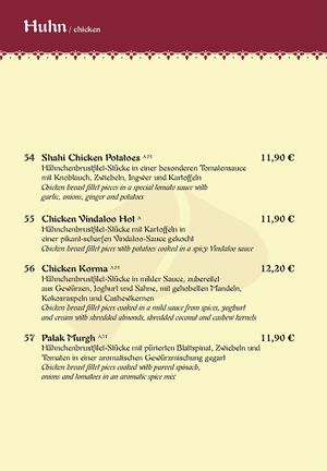 Huhn at Maharadscha Palast in Chemnitz