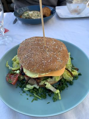 Beyond Meat Burger  at Zoom Cafe in Chemnitz