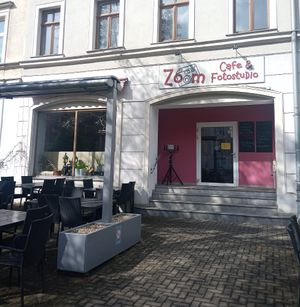 Entrance at Zoom Cafe in Chemnitz