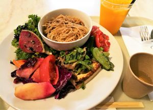 Dandan noodles with 3 delis at Cityshop Noodle in Tokyo