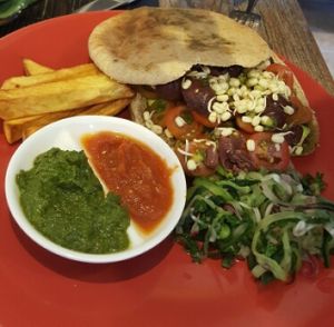 avocado toast at Zula Vegetarian Paradise in Seminyak