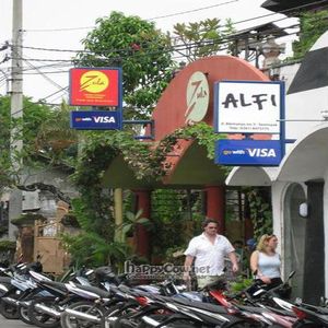 Front at Zula Vegetarian Paradise in Seminyak