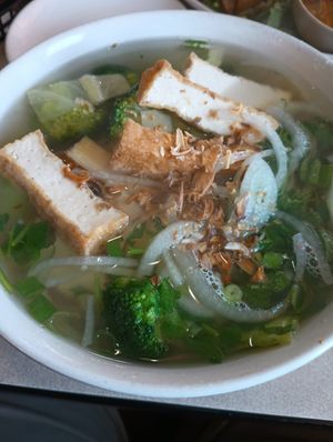 Veggie pho at Pho Viet & Cafe in Bend