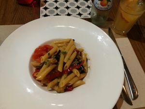 macaroni veggie&green at Iaia Cristina in Barcelona
