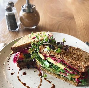 Veggie Sandwich at St. Kilda in Des Moines