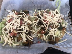 Vegan Tostadas  at The Big Burrito in Kalamazoo