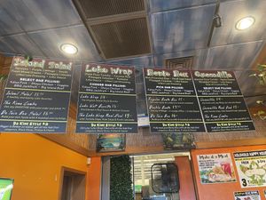Menu  at Loko Wraps in Kailua Kona