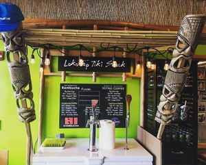 Kombucha on tap! (fermented drink) at Loko Wraps in Kailua Kona