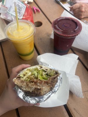 BBQ jackfruit loko wrap  at Loko Wraps in Kailua Kona