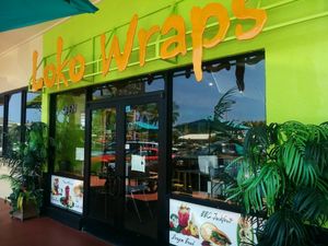 Store front at Loko Wraps in Kailua Kona