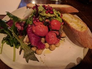 Vegan smashed avocado  at Circa Espresso in Parramatta