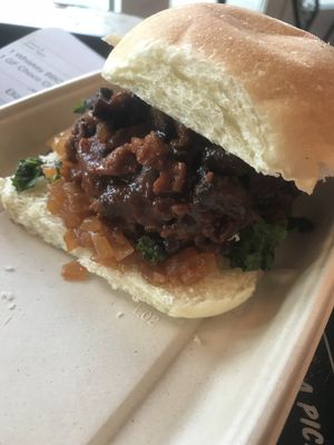 Whiskey BBQ burger  at By Chloe - Fenway in Boston