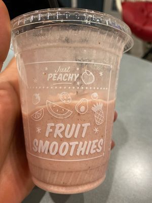 Pretty in pink smoothie! Ask for samples if u want to try first at By Chloe - Fenway in Boston