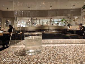 Seats about 30 people if it would be full. at Cosme Kitchen Adaptation - Omotesando Hills in Tokyo