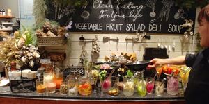 All you can eat buffet at Cosme Kitchen Adaptation - Omotesando Hills in Tokyo