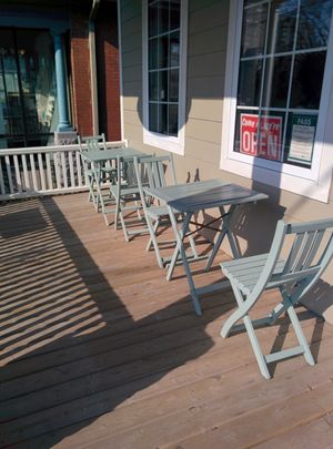 front patio at The Tea Lounge in London