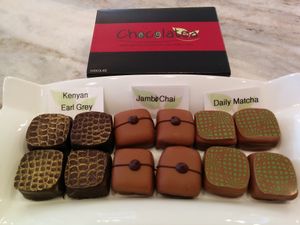 tea infused chocolate at The Tea Lounge in London