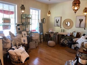 Haven Home & Gift Shop inside the front of The Tea Lounge at The Tea Lounge in London