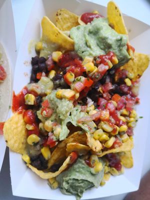 Vegan nachos   at Loco Burrito in Alice Springs