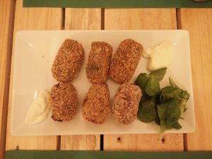 croquettes at Masa Madre in Madrid