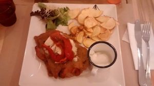 Cachopo vegano  at Masa Madre in Madrid