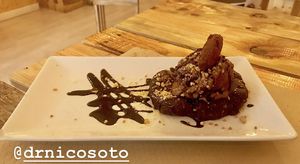 Brownie Crudivegano RawVegan  at Masa Madre in Madrid