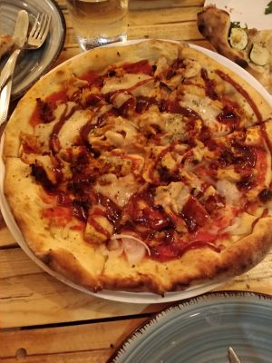  Pizza Barbacoa at Masa Madre in Madrid