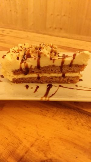 Carrot cake at Masa Madre in Madrid