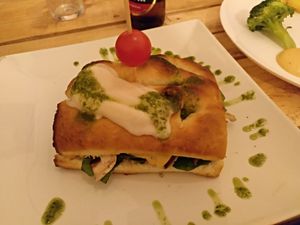 Foccacia at Masa Madre in Madrid