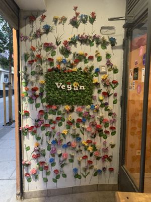 Lovely entrance  at Masa Madre in Madrid