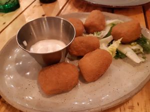 Starters / Croquettes at Masa Madre in Madrid