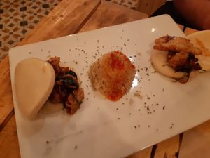 Main / Bao with Heura at Masa Madre in Madrid