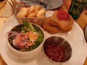 Main / Vegan cachopo at Masa Madre in Madrid