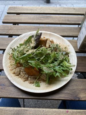 Quinoa bowl at Bunny's Deli in Madrid
