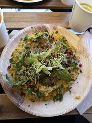 Risotto de trigo at Bunny's Deli in Madrid