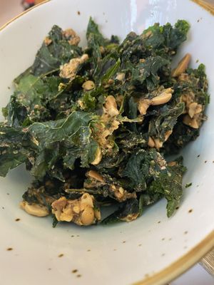 These Kale Chips are AMAZING!!!!!  at Bunny's Deli in Madrid