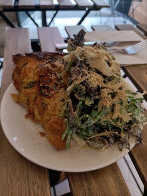 Quiche at Bunny's Deli in Madrid