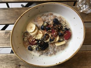 Porridge  at Bunny's Deli in Madrid