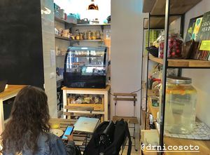 Inside  at Bunny's Deli in Madrid