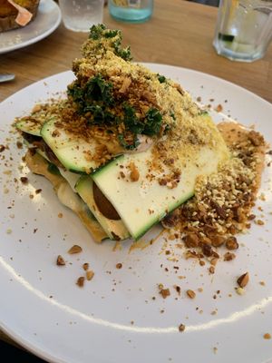 Lasagna at Bunny's Deli in Madrid