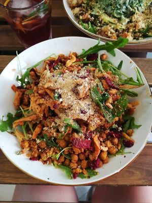 salad at Bunny's Deli in Madrid